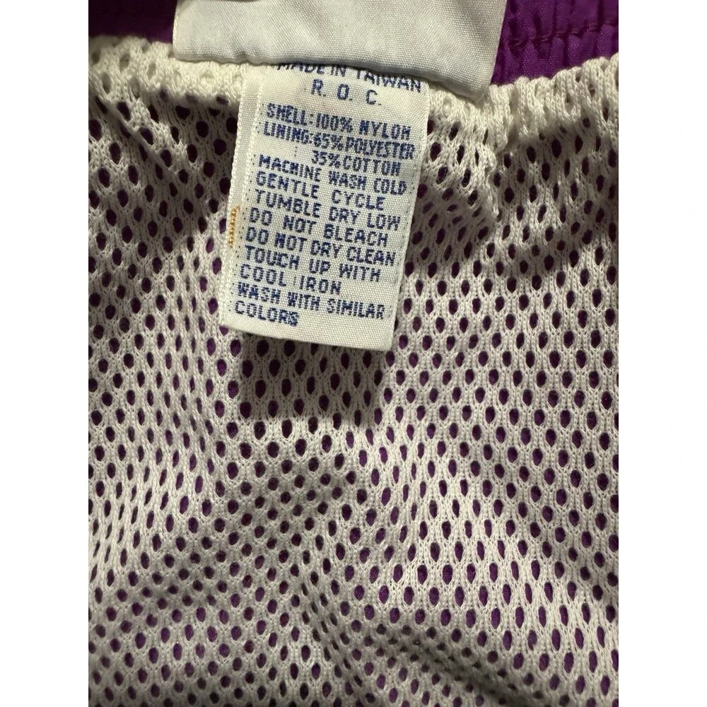 Vintage Le Coq Sportif Swim Trunks Adult XL Purple Swimsuit Shorts 1980s Logo